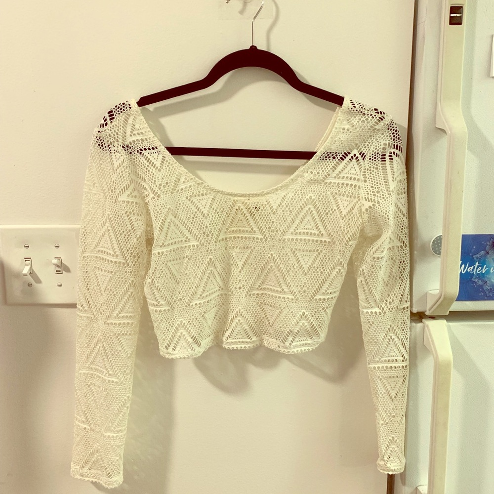 L.A. Hearts Cropped Triangle Top